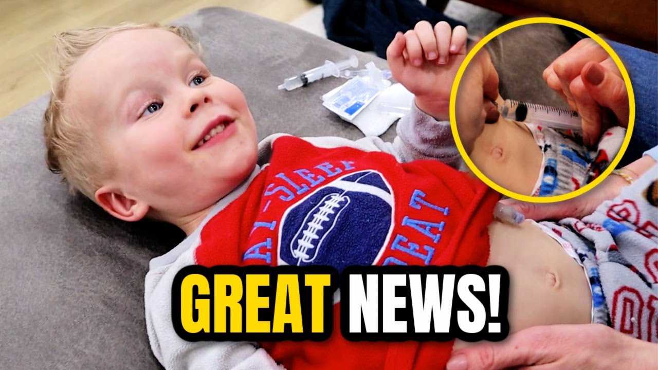 GREAT NEWS! Last time changing g-tube!