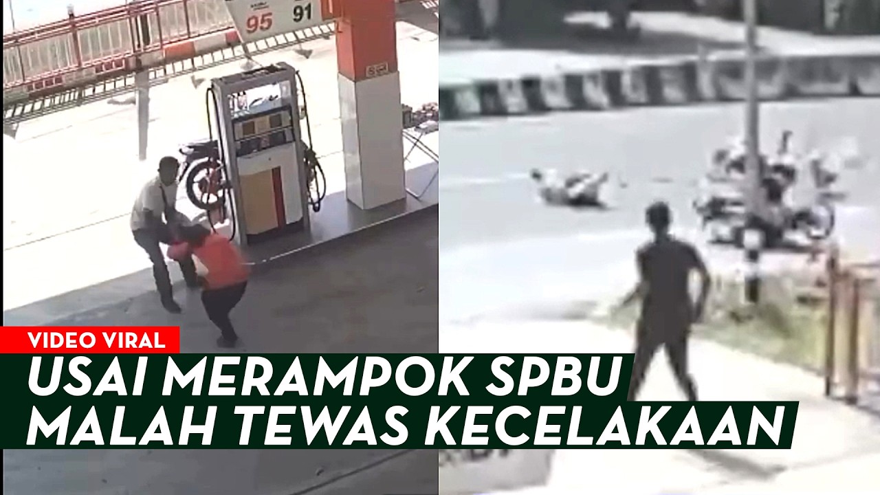 USAI MENCURI DAN MERAMPOK MALAH KECELAKAAN‼️CARA PRIA MENJABAK PEMBEGAL‼️NONTON SAMPAI SELESAI ☠️☠️😂