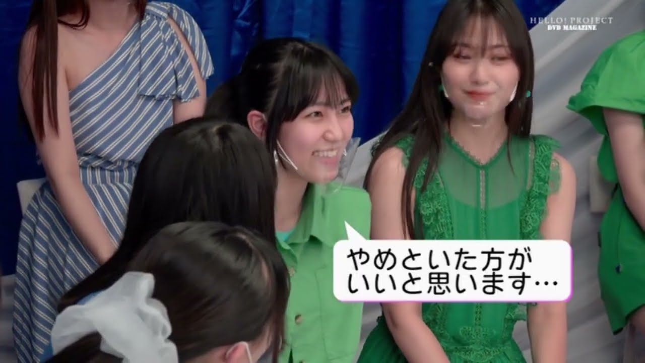 緊張はしないが動揺はする松永里愛ちゃん