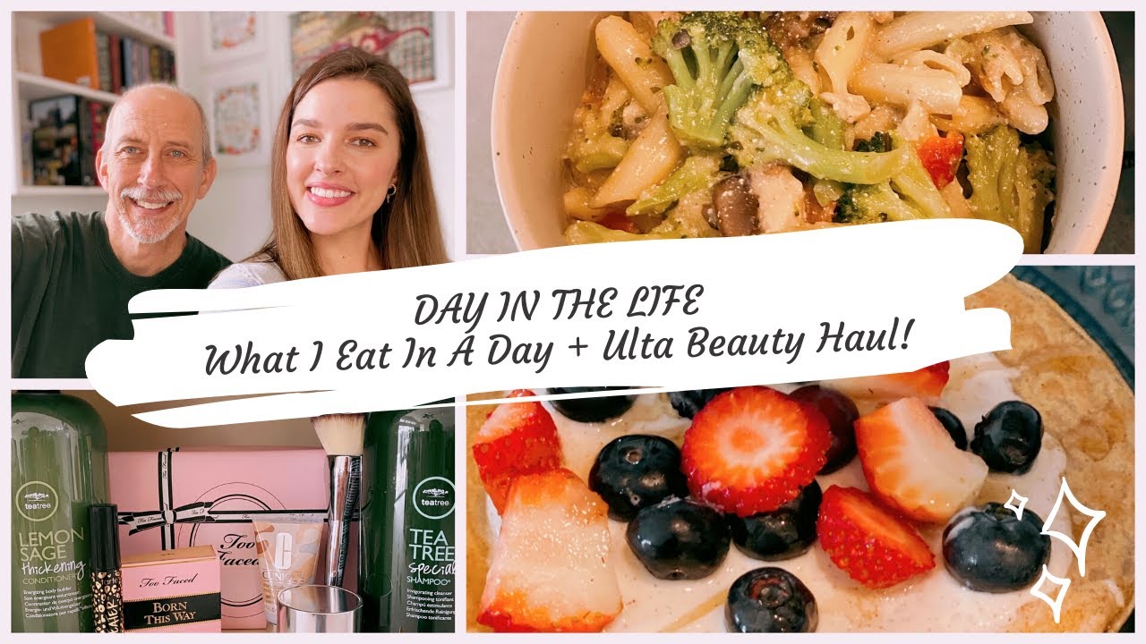 WHAT I EAT IN A DAY + HAUL | HOME VLOG