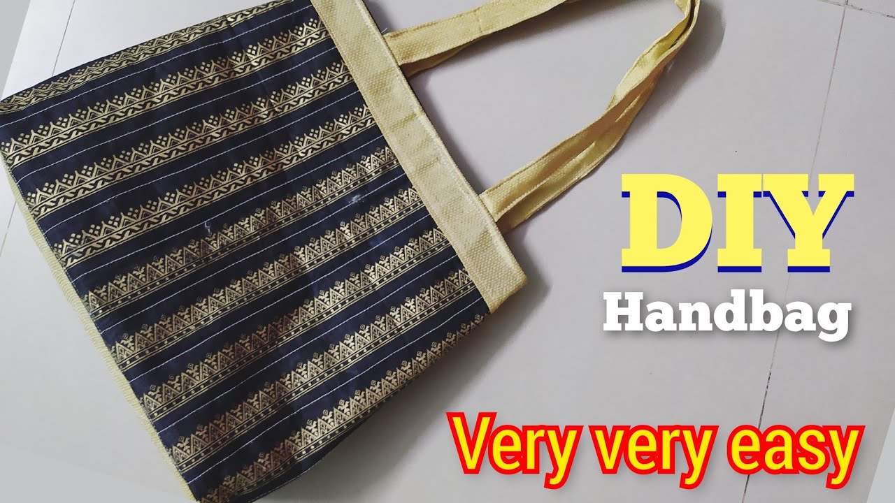 Very Beautiful Ladies Bag Cutting and Stitching | How to make Beautiful party bag/purse at home