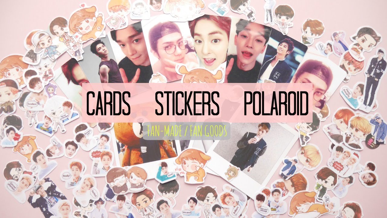 DIY KPOP: CREA TUS PROPIOS FAN GOODS DE TU GRUPO FAVORITO ✰ CARDS, STICKERS, POLAROIDS ✰