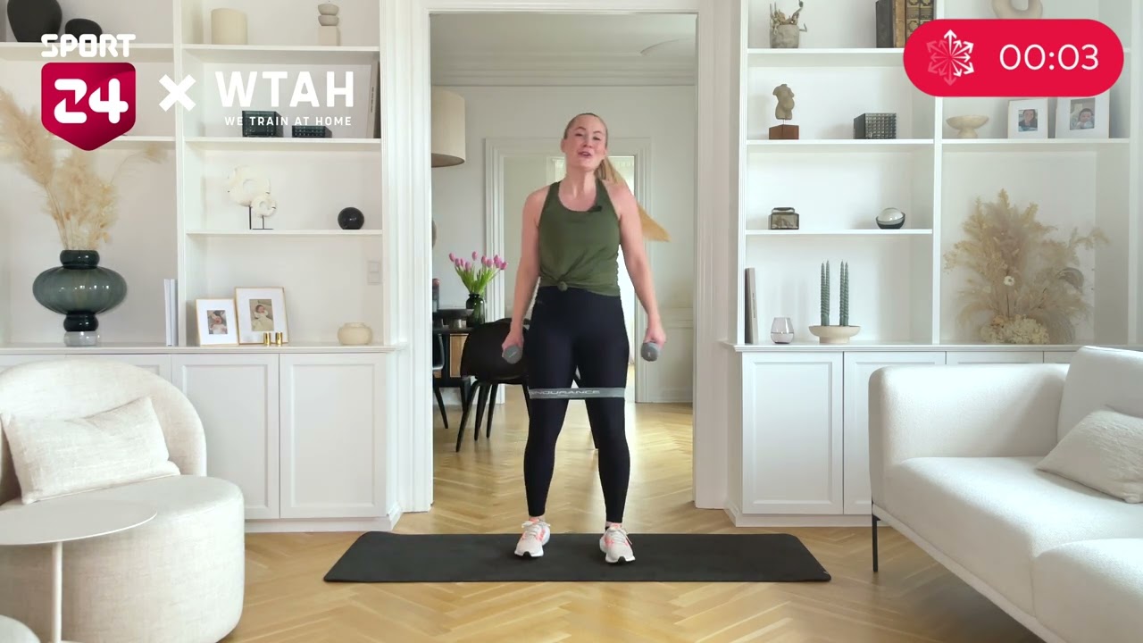 Full body workout med redskaber (Begyndere) | Hjemmetræning med SPORT 24