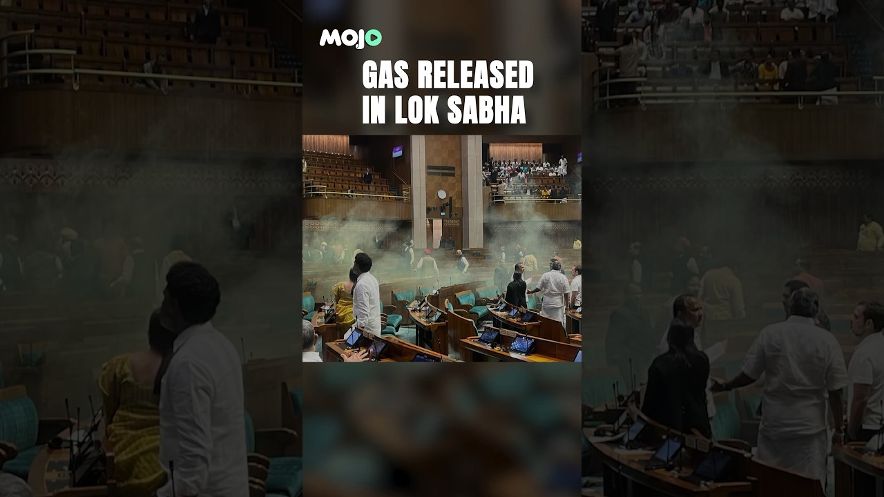 Shocking | Lok Sabha Security Breached, Gas Sprayed On Parliament Attack Anniversary | Watch #viral