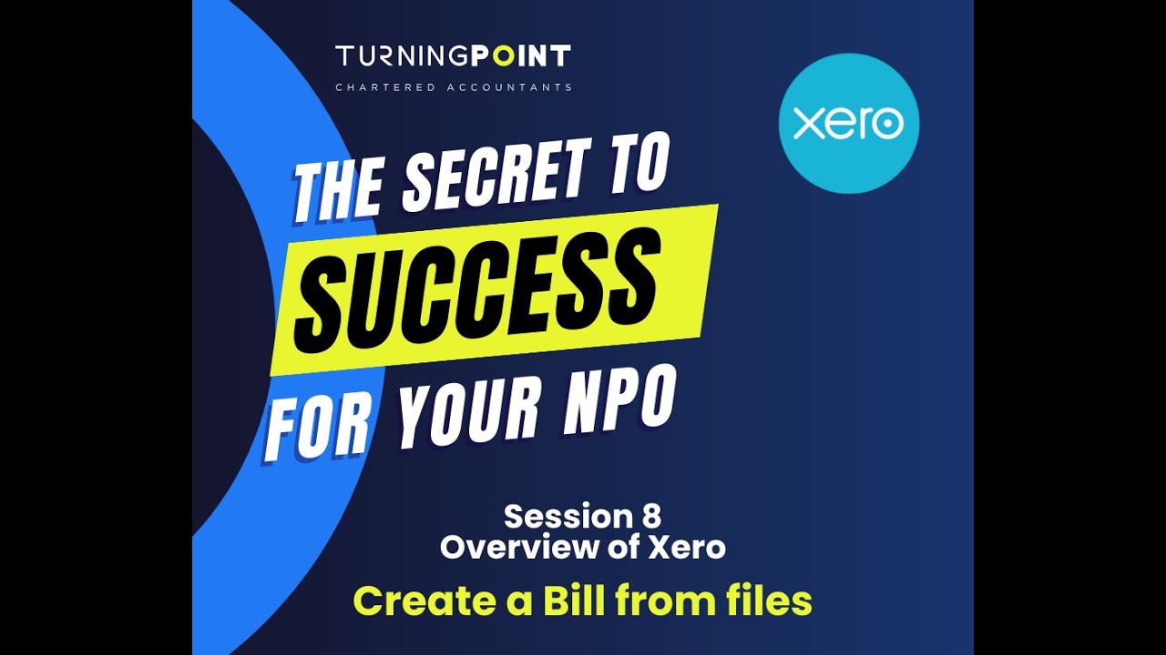 How to Create a Bill from Files in Xero | Upload Supplier Invoices (NPOs South Africa)