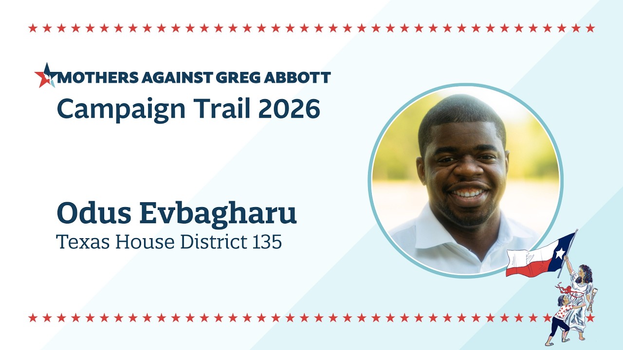 Odus Evbagharu Candidate for Texas House District 135