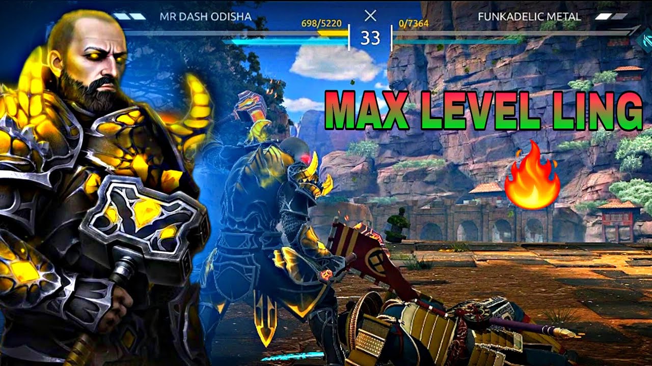 Sarge Against Max Level Ling 💀🔥 | Shadow Fight 4 Arena 