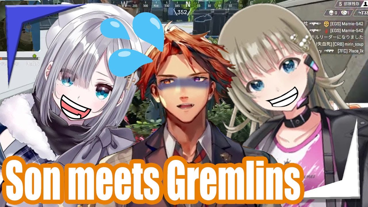 Roberu tormented by more gremlins Kaga Sumire and Hanabusa Lisa 【Holostars EngSub】
