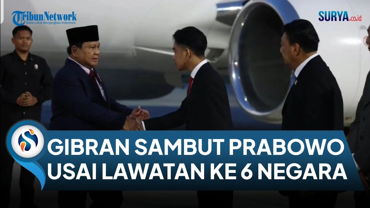 Prabowo Tiba di Tanah Air Disambut Gibran, 2 Pekan Keliling Bawa Oleh-oleh Investasi Rp 294 T