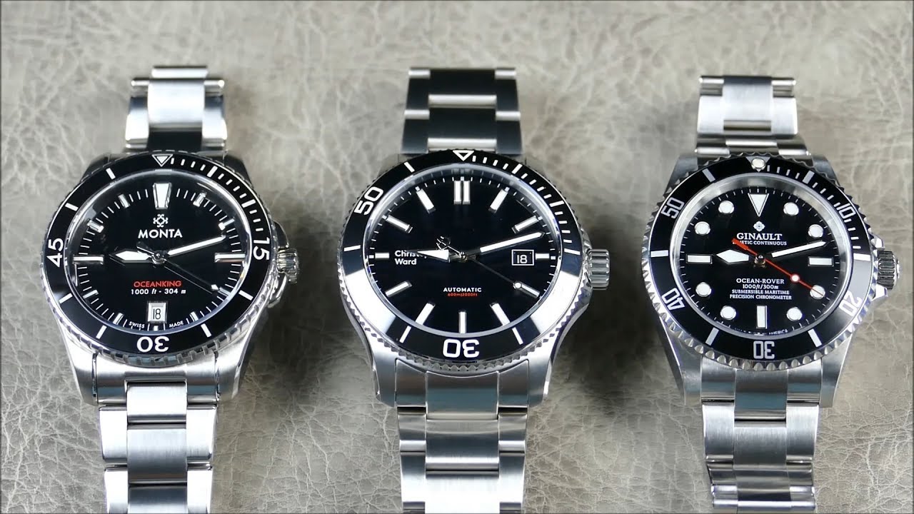 On the Wrist, from off the Cuff: C60 Trident Mk3 vs. Oceanking v2 vs. Ocean Rover BGW9 Comparison