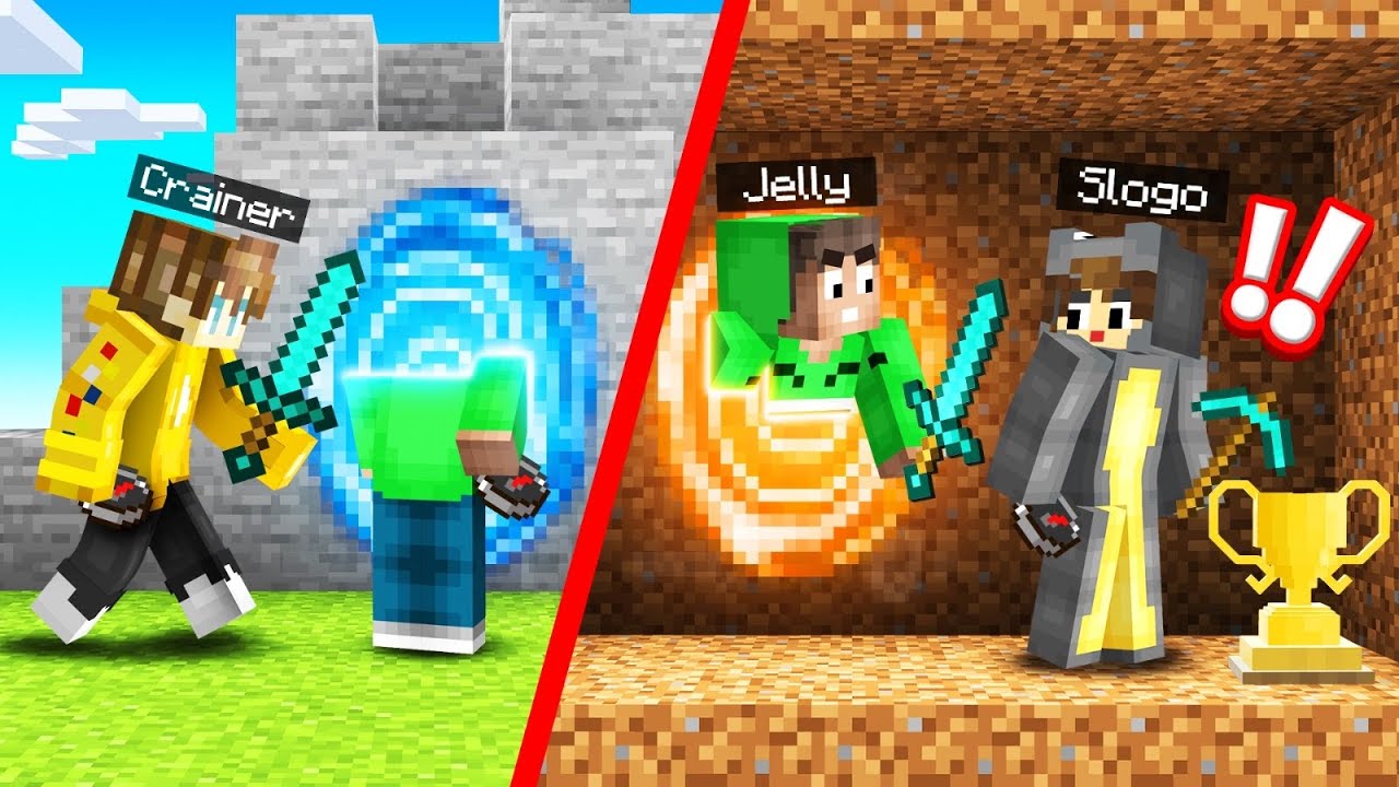 PORTAL SPEEDRUNNER против HUNTERS в MINECRAFT!