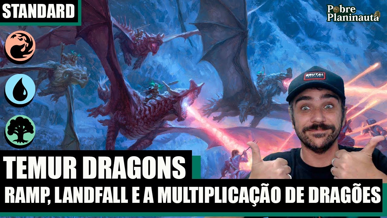 DRAGÕES E LANDFALL SÃO A COMBINAÇÃO PERFEITA  -Temur Dragons Ramp - MTG STANDARD TDM