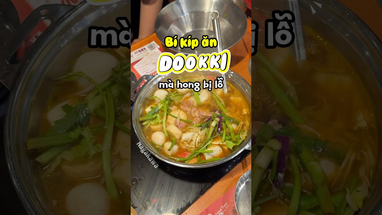 Tip ăn Dookki cho c&aacute;c b&aacute;c n&egrave;kkk😉 #dianchovui #food #foodreview #buffet #foodshorts #foodie #dookki