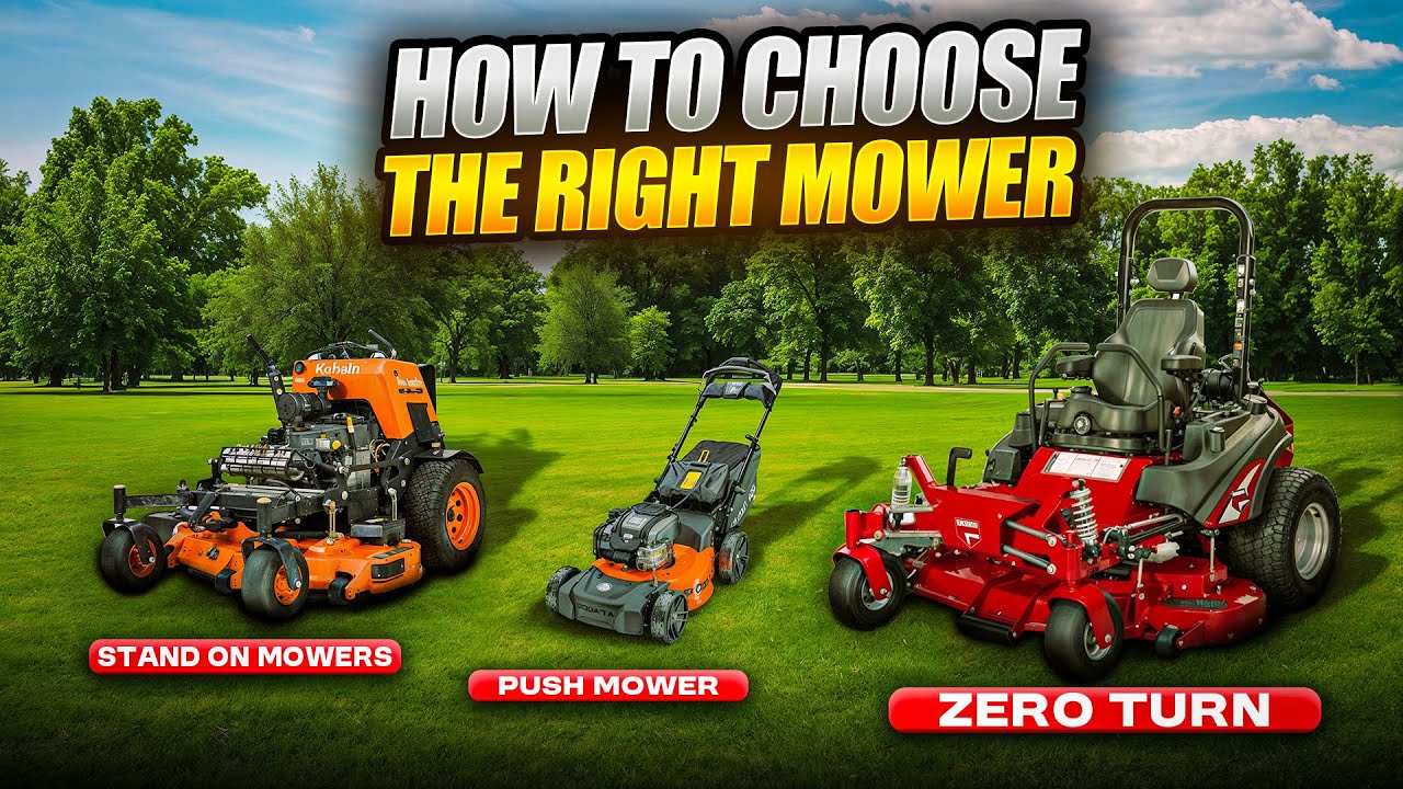 How to Choose the Right Lawn Mower for Your Yard