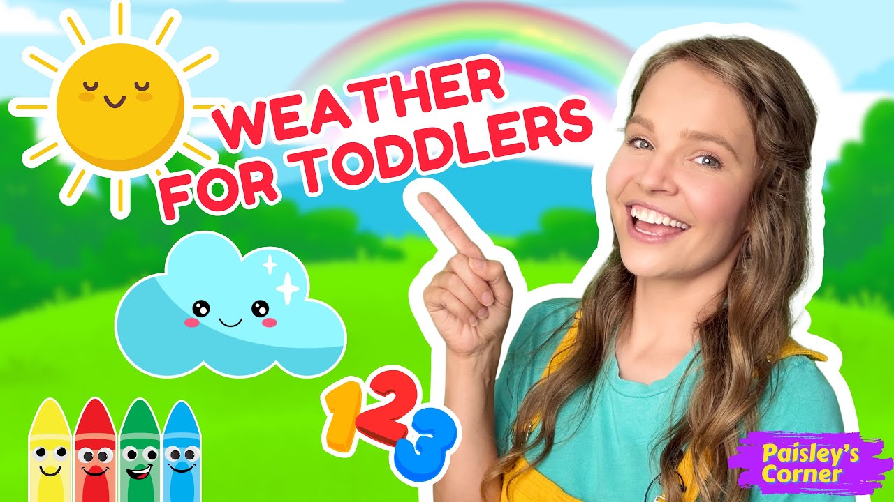 Learn Colors, Weather, & First Words for Toddlers w/ Silly Miss Lily | Best Toddler Learning Videos