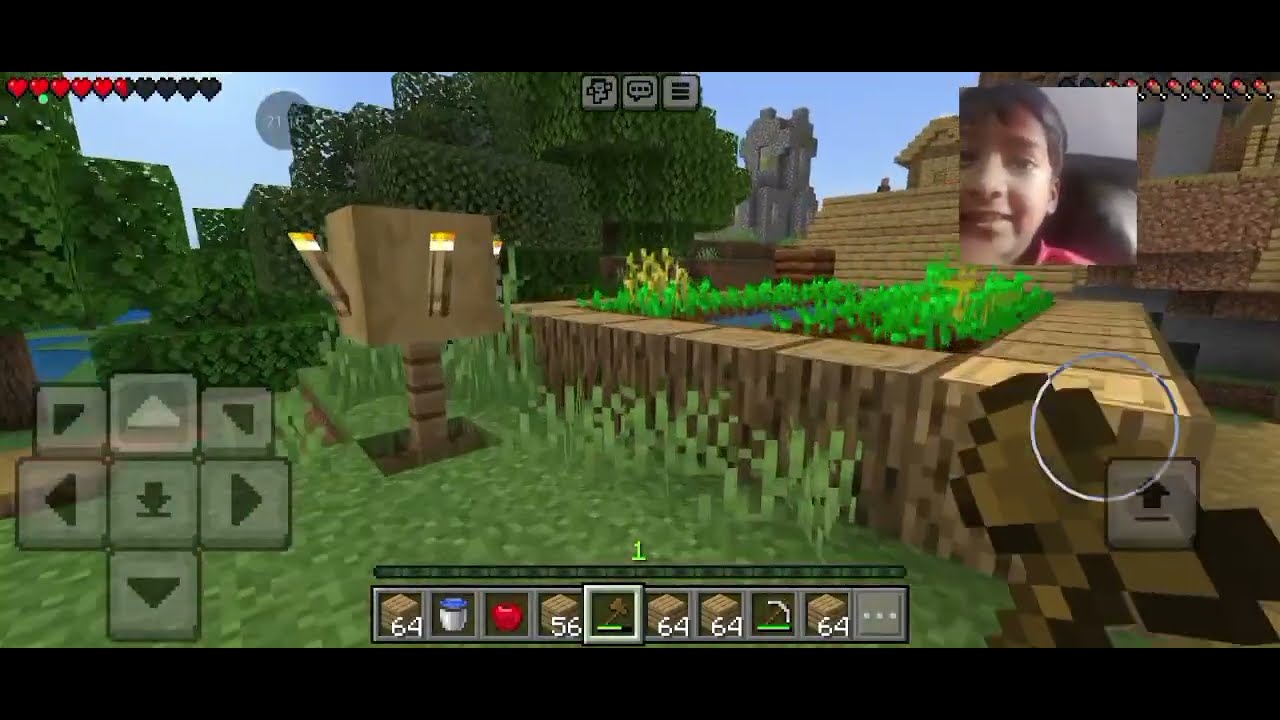 😱😱 Minecraft survival Mlg to the village video 👌👌👈👈