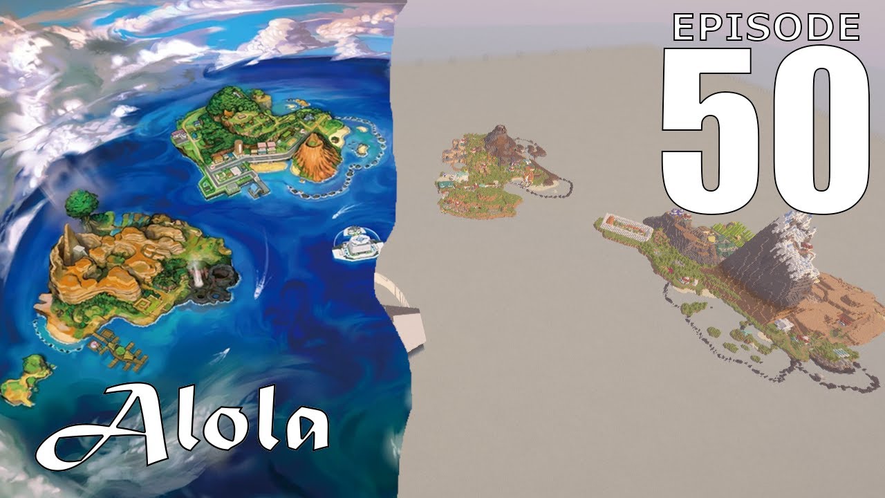I built All of Alola In Minecraft!!!