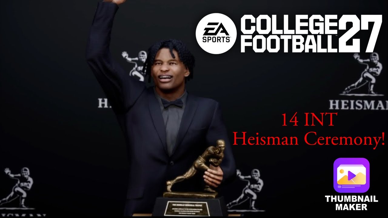 College Football 27 Full Heisman Trophy Ceremony!