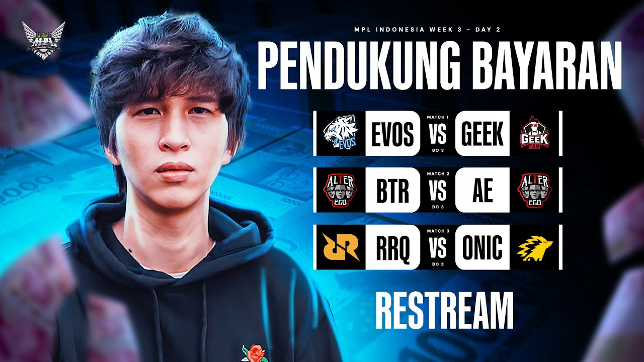 RESTREAM ONIC VS RRQ !! MODE PENDUKUNG BAYARAN!!