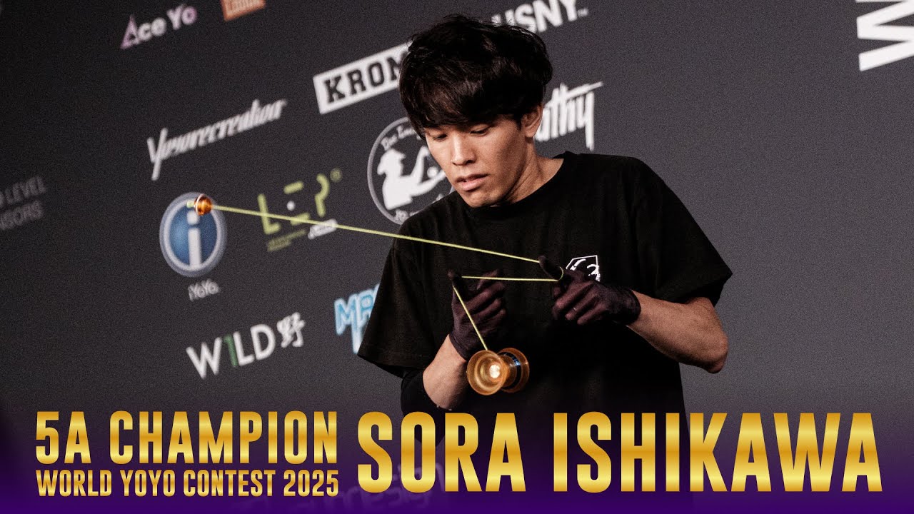 Sora Ishikawa - World Yoyo Contest 2025 5A Champion - Filmed by C3 | #WYYC25 #yoyo #ヨーヨー #搖搖