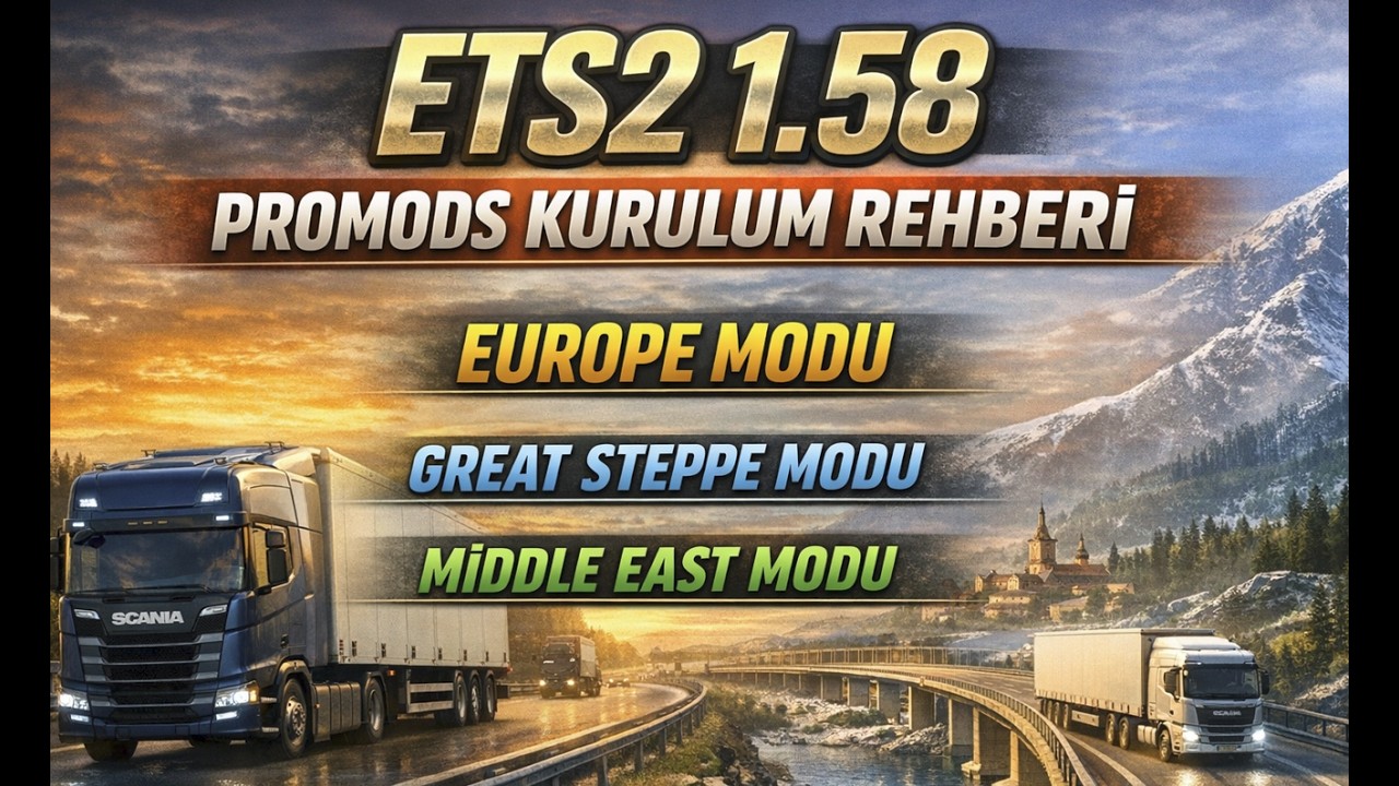 PROMODS NASIL KURULUR? ETS2 KURULUM REHBERİ