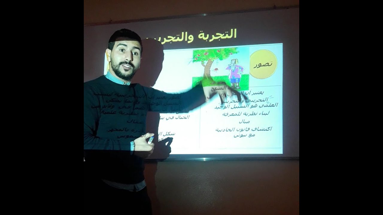 مجزوءة المعرفة ( مفهوم النظرية والتجريب  مع أمثلة ).