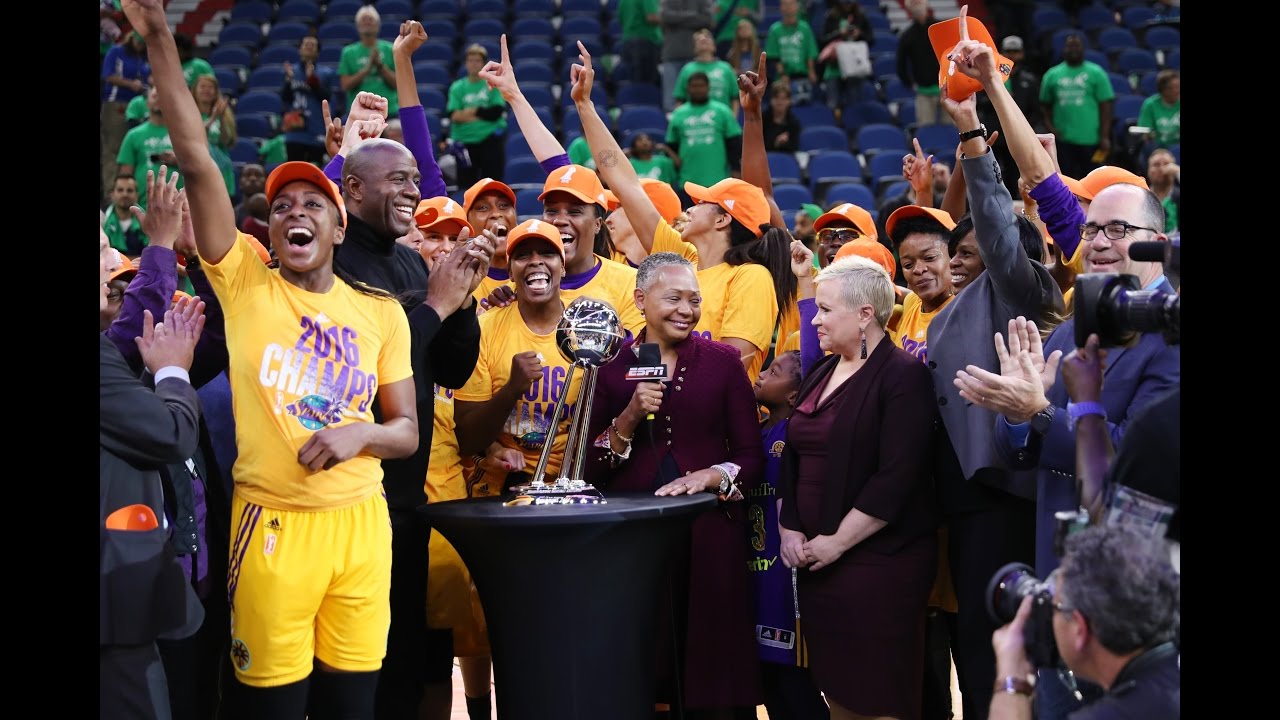 Los Angeles Sparks Trophy Presentation | 2016 WNBA Finals