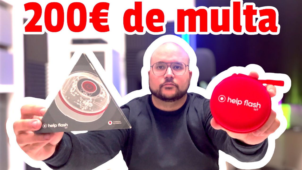 ¡Multa de 200€ si NO llevas la Señal V16 Geolocalizada en 2026! 🚨 Help Flash IoT V16 homologada