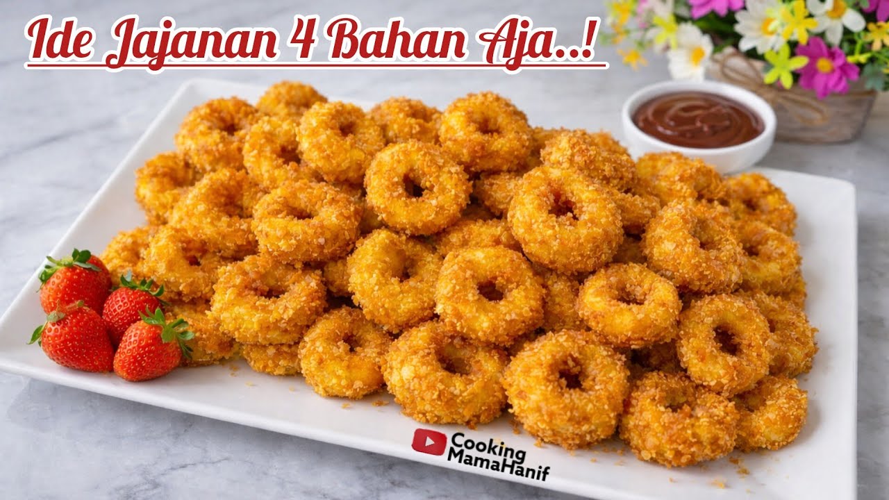 HANYA 4 BAHAN JADI IDE JAJANAN ENAK DAN JADI REBUTAN‼️#idejualan #idejajananunikuntukusaha 