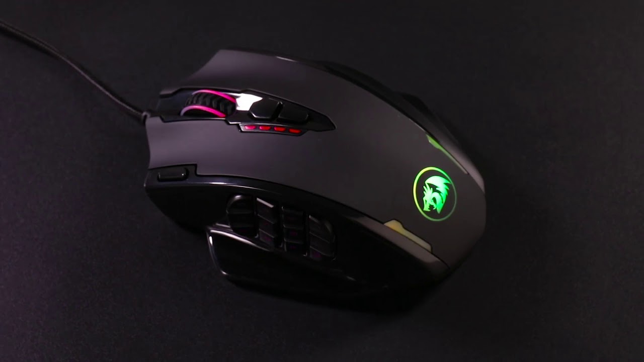 Redragon Impact  M908 RGB LED MMO Gaming Mouse