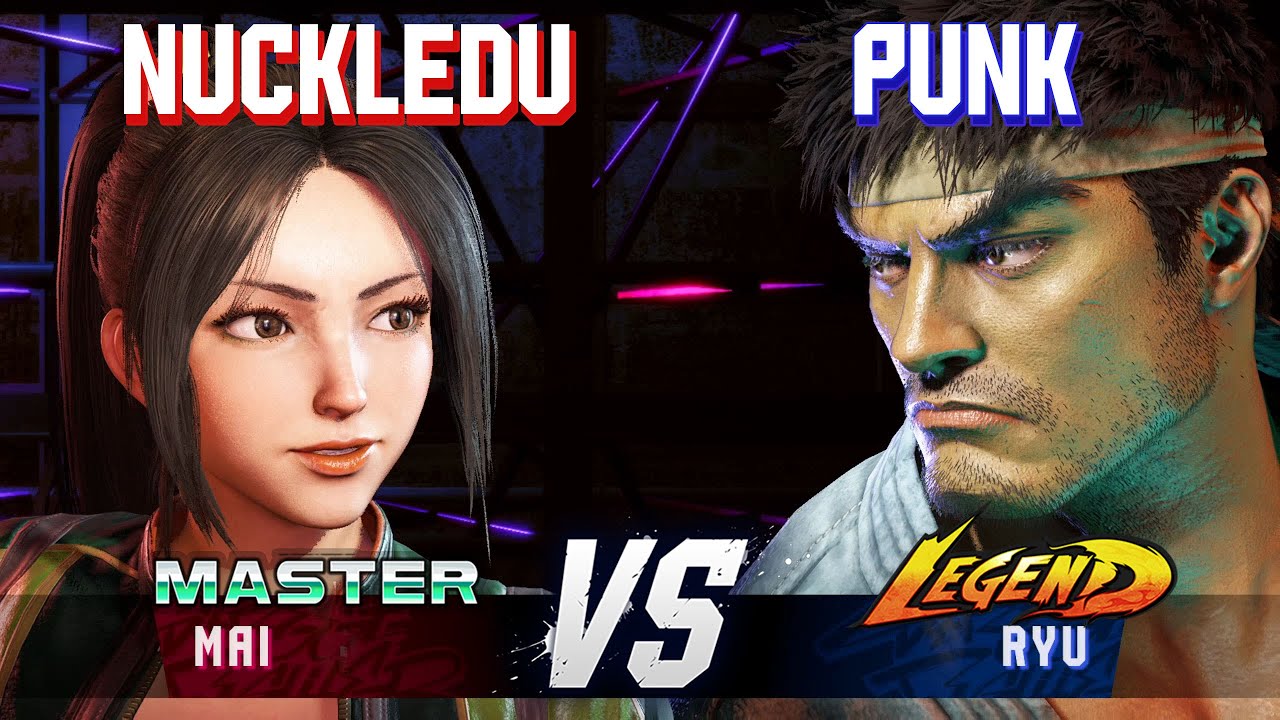 SF6 ▰ NUCKLEDU (Mai) vs PUNK (Ryu) ▰ High Level Gameplay