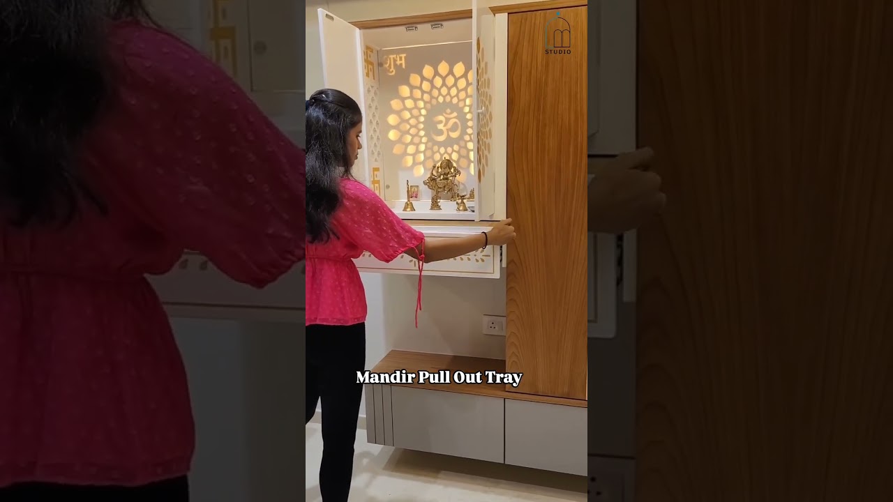 aluminium pooja room design,pooja unit door designs,tv unit with temple design,tv unit with temple