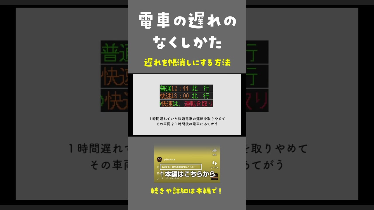「段落とし」とは？　電車が遅れると起きること