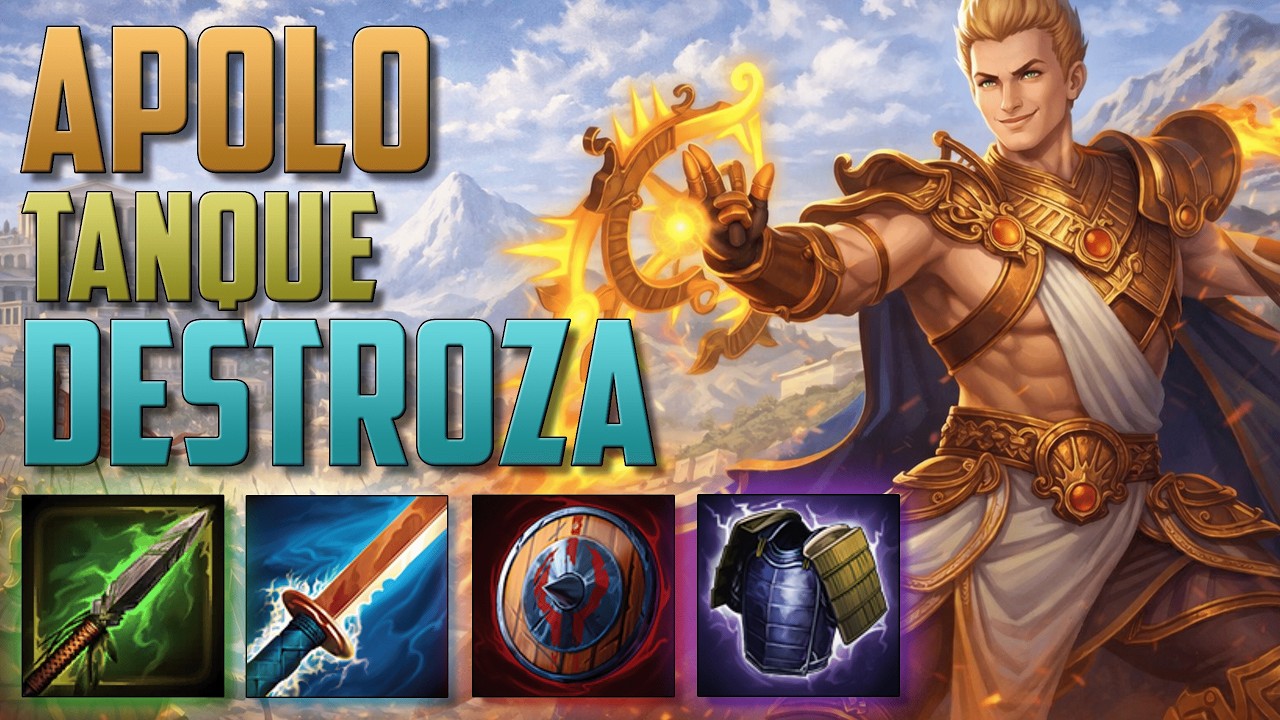 🪉🎶APOLLO: EL PICK MÁS DESAGRADABLE DE ENFRENTAR EN LÍNEA... ESTÁ SÚPER OP. SMITE 2 GAMEPLAY