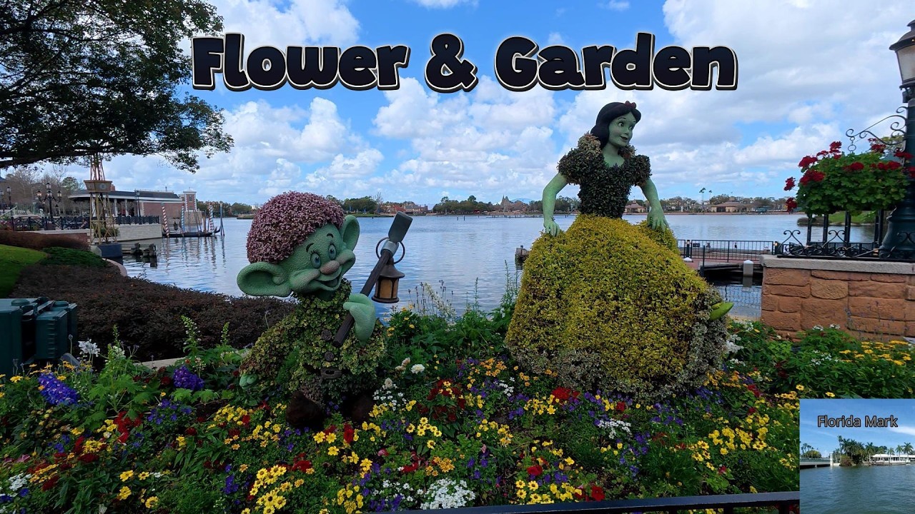 Epcot Flower and Garden Festival - Disney World Florida [4K]