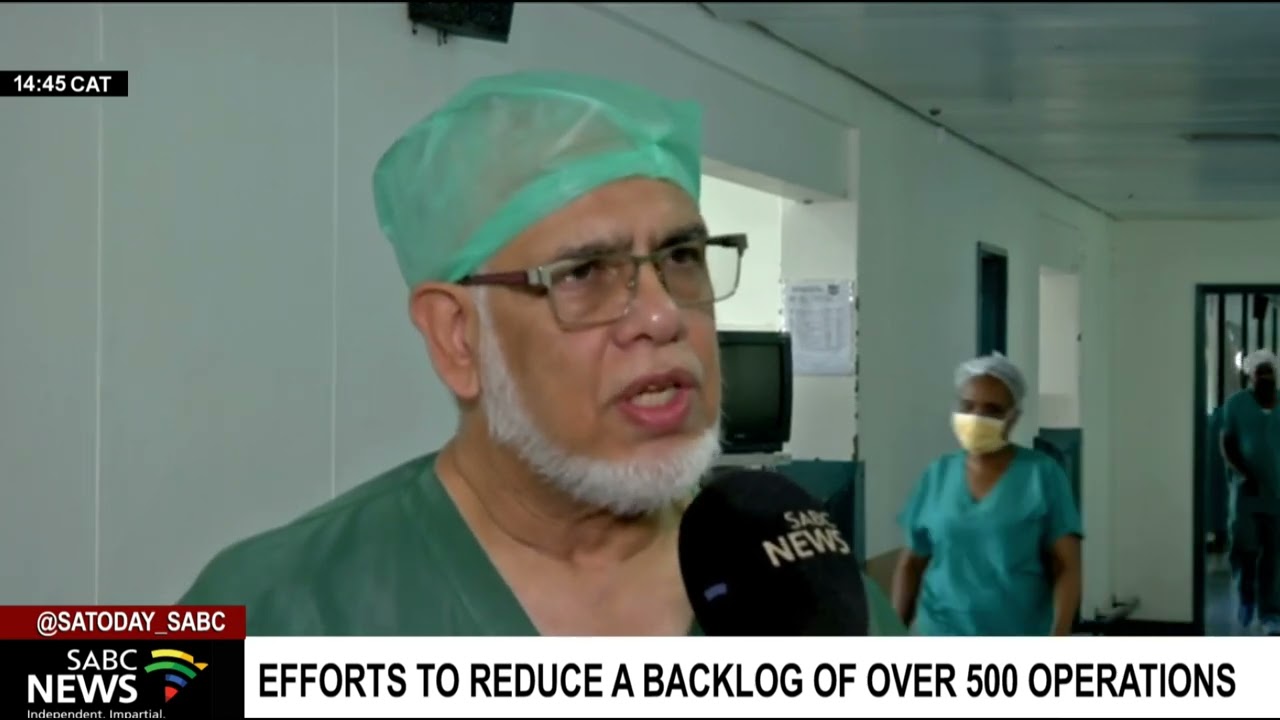 Efforts to reduce a backlog of over 500 operations
