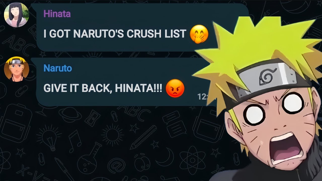 If Hinata Got Naruto's Crush List | Naruto Groupchat 