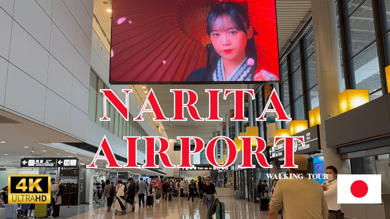 Tokyo Narita Airport Walking Tour | NRT Terminal Tour | Japan Travel 2025