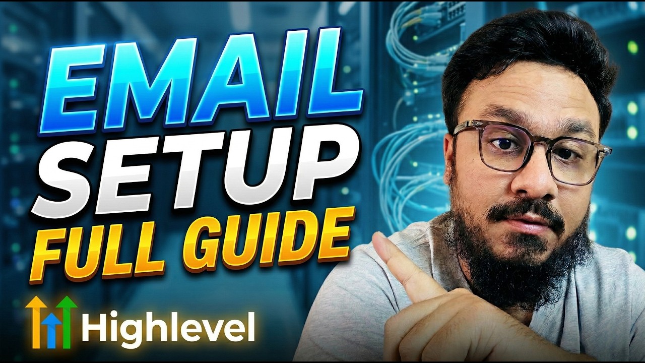 GoHighLevel Email Setup FULL TUTORIAL (Step By Step)