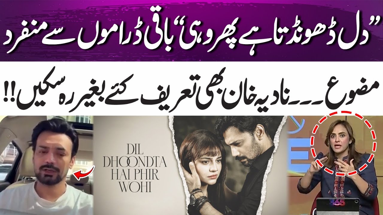 Dil Dhoondta Hai Phir Wohi-Drama with a Unique Storyline | Nadia Khan praises | 365 Entertainment