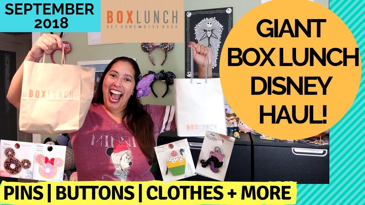 HUGE BOX LUNCH HAUL! Disney Merch - September 2018