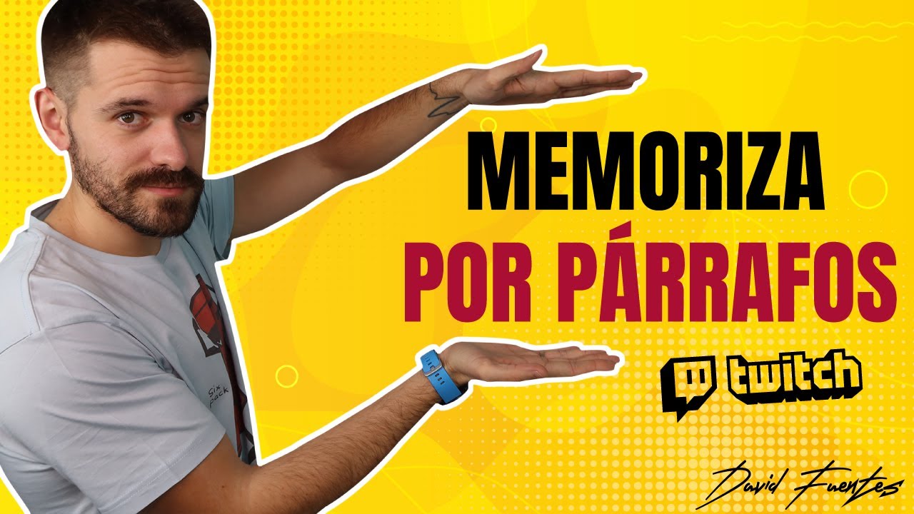 MEMORIZA tu TEMARIO por párrafos | OPOSICIONES 📖