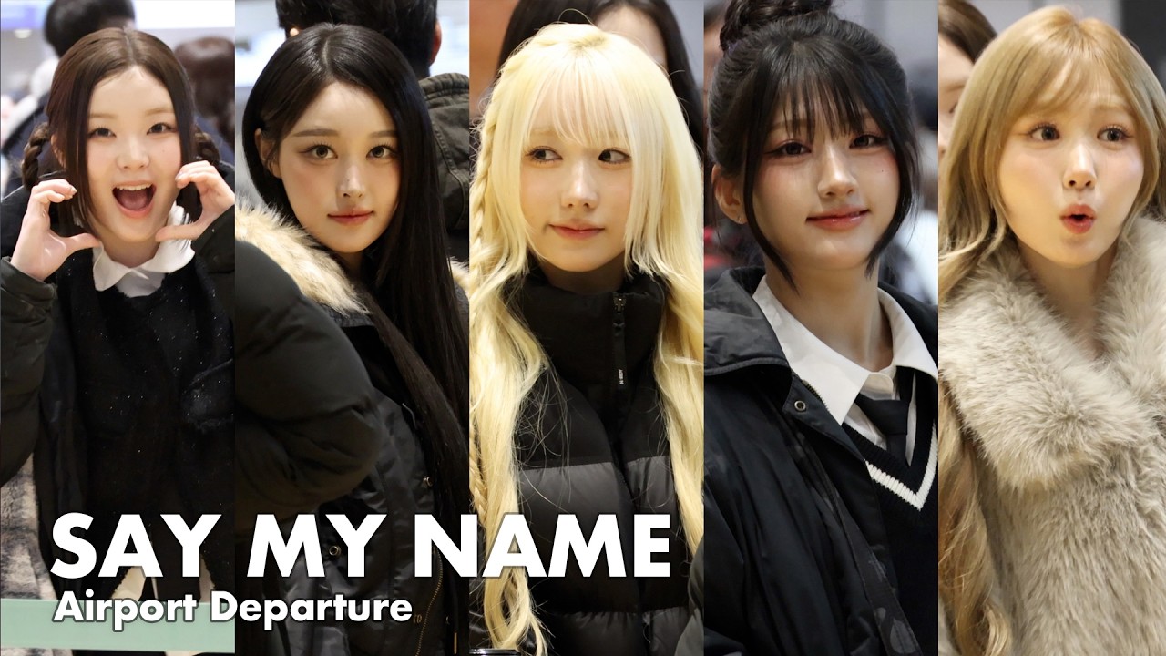 세이마이네임, 인천공항 출국 | SAY MY NAME Airport Departure