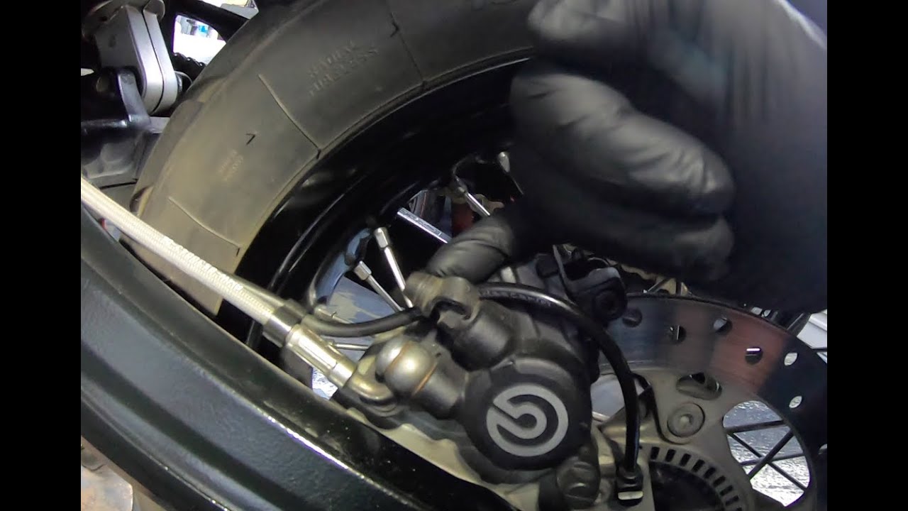 BMW F800 GS - Brake fluid bleed