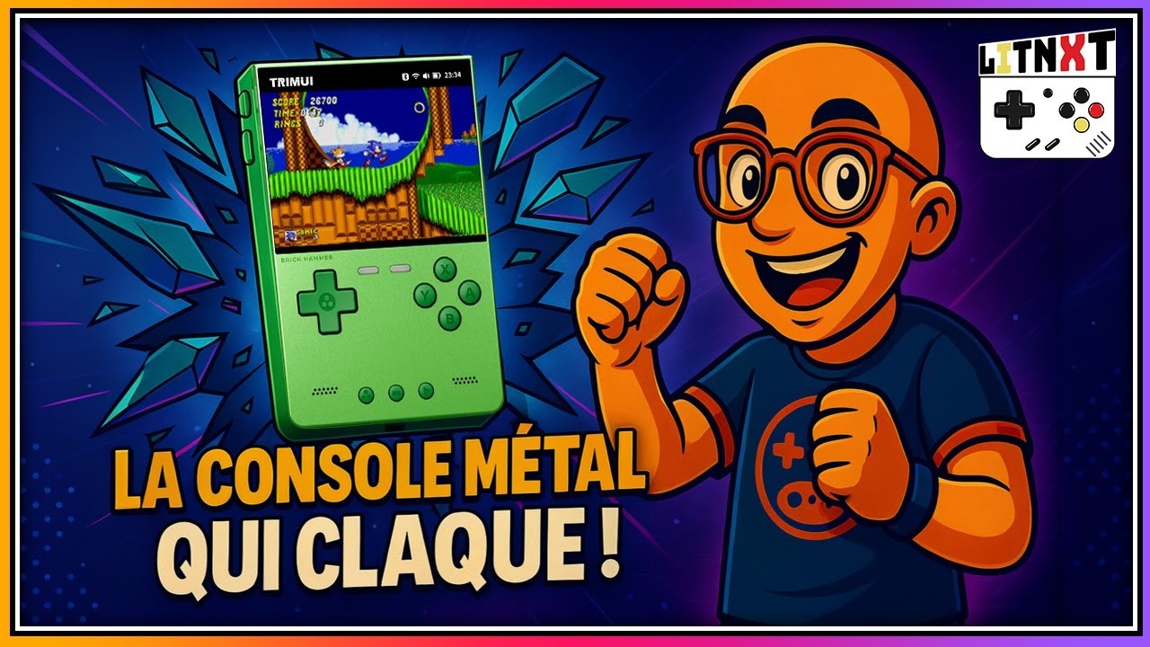 La Console  Trimui Brick Hammer. Le retrogaming en version premium !