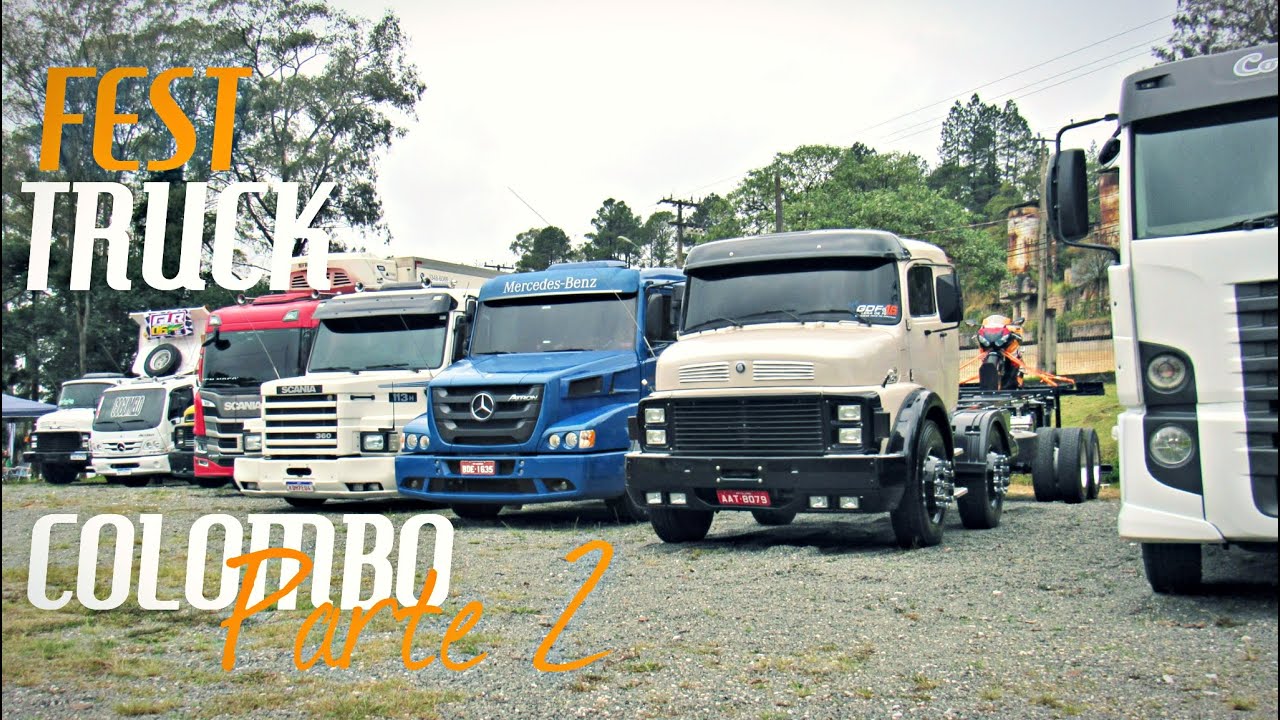 FEST TRUCK COLOMBO - Parte 2: Mostrando os Caminh&otilde;es no Encontro - Schulis Customs/Pe&ccedil;amix Autope&ccedil;as