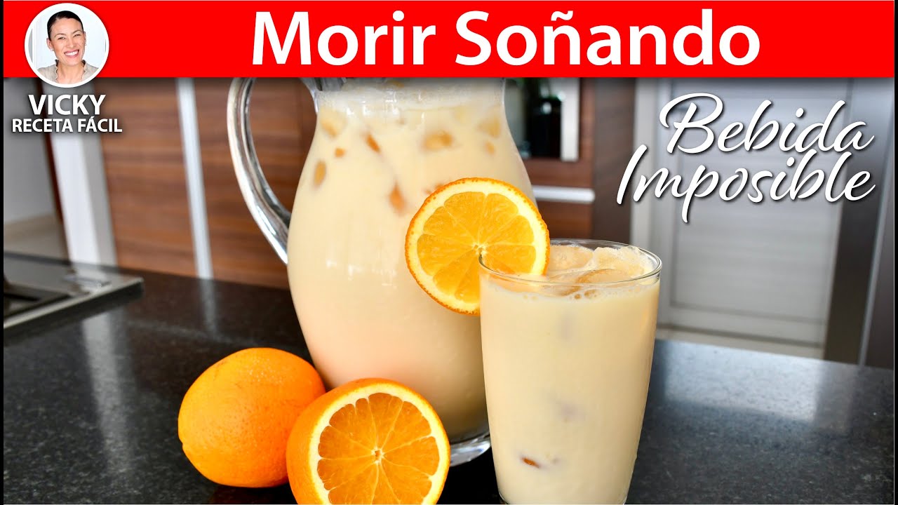 MORIR SOÑANDO BEBIDA IMPOSIBLE | Vicky Receta Facil