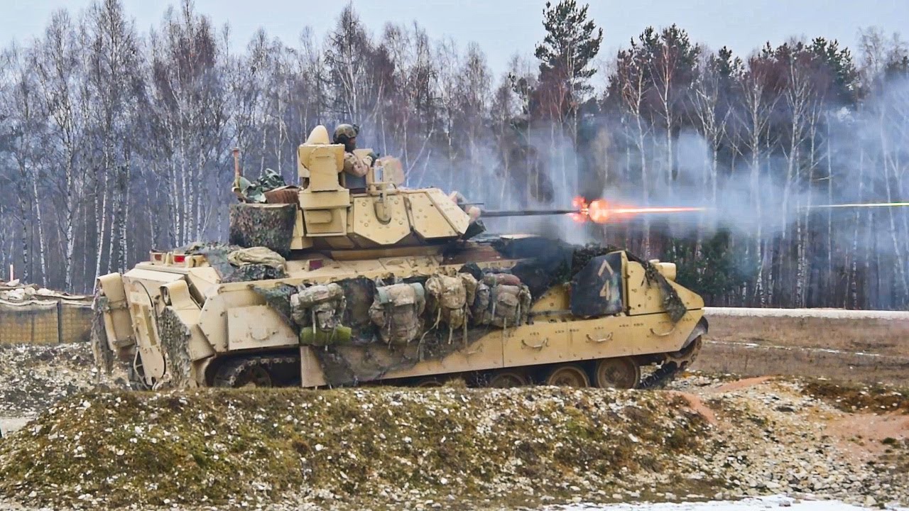 US Army Battle Drills with its Allies . Intense Heavy Firing