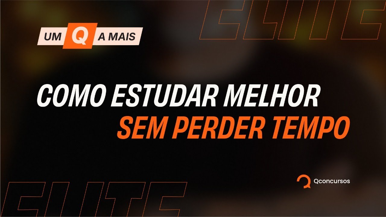 Um Q a mais de FOCO - Como estudar melhor sem perder tempo: planejamento que acompanha sua rotina