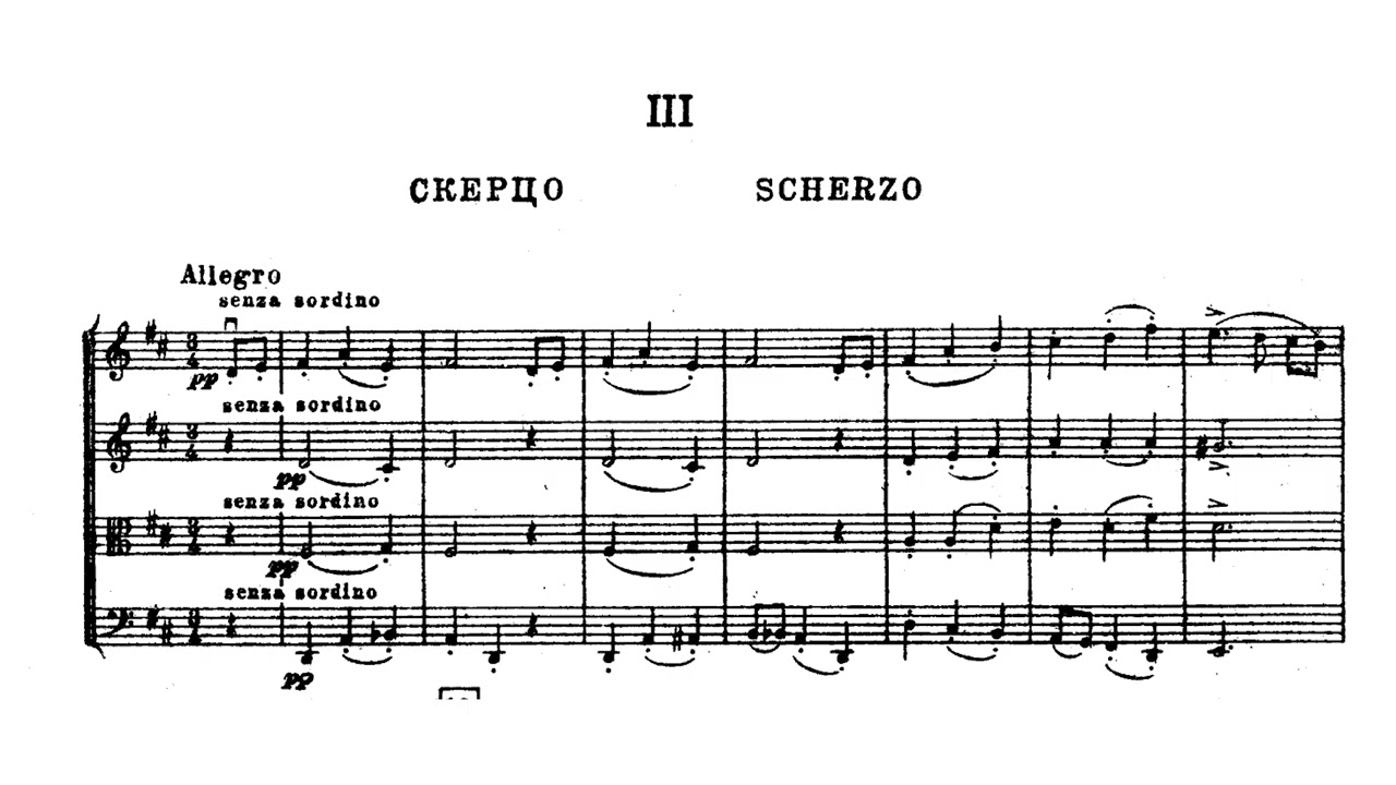 S.Rachmaninoff - String Quartet No. 1